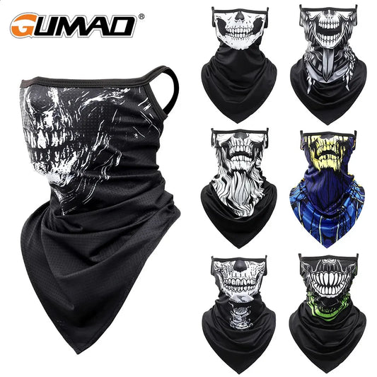 Camp Vault 3D Skull Triangle Bandana Neck Gaiter